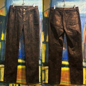 Lafayette 148 New York pants metallic finish size 6 NWOT